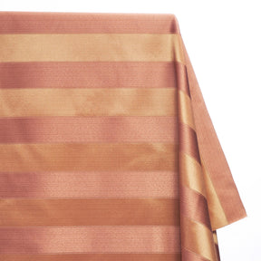 Extra Wide Striped Upholstery Jacquard Fabric SV571018 Pink / Gold A1