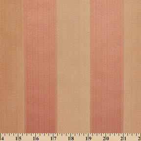 Extra Wide Striped Upholstery Jacquard Fabric SV571018 Pink / Gold A9