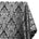 Extra Wide Floral Damask Upholstery Jacquard Fabric SV571020 1 Black / Silver 1
