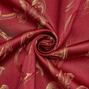 Extra Wide Vine Upholstery Jacquard Fabric SV571026 1 Burgundy / Gold 2