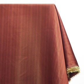 Extra Wide Solid Upholstery Jacquard Fabric SV571029 1 Burgundy / Gold 1