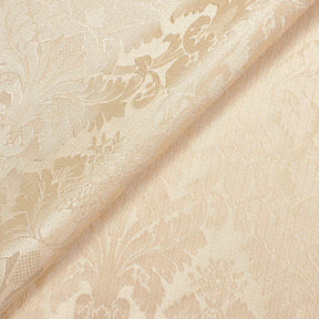 Extra Wide Floral Damask Upholstery Jacquard Fabric SV571030 1 Champagne / Gold 4
