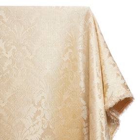 Extra Wide Floral Damask Upholstery Jacquard Fabric SV571030 1 Champagne / Gold 1