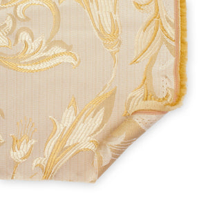 Extra Wide Bloom Upholstery Jacquard Fabric SV571031 1 Champagne / Gold 3