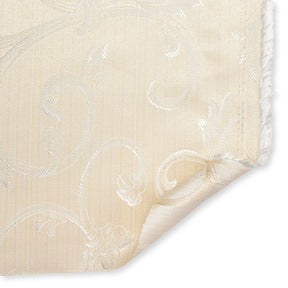 Extra Wide Vine Upholstery Jacquard Fabric SV571048 1 White / Beige 3