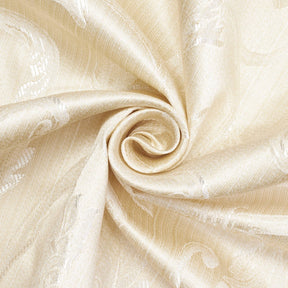 Extra Wide Vine Upholstery Jacquard Fabric SV571048 1 White / Beige 2
