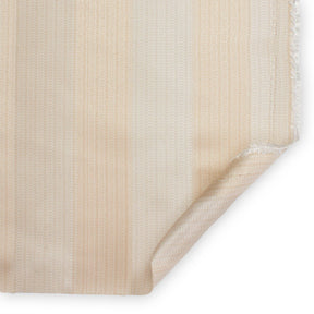 Extra Wide Striped Upholstery Jacquard Fabric SV571049 White / Beige A5