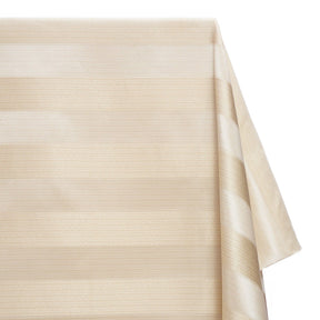 Extra Wide Striped Upholstery Jacquard Fabric SV571049 White / Beige A1