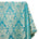 Extra Wide Floral Damask Upholstery Jacquard Fabric SV571035 Turquoise / Gold 1