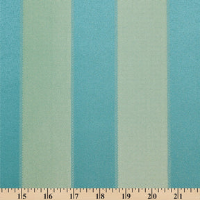 Extra Wide Striped Upholstery Jacquard Fabric SV571038 Turquoise / Gold A9