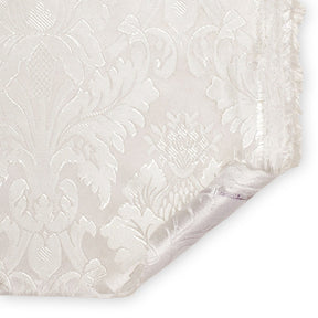 Extra Wide Floral Damask Upholstery Jacquard Fabric SV571040 1 White / White 3