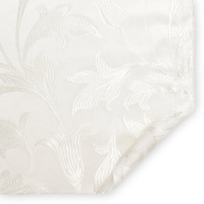 Extra Wide Bloom Upholstery Jacquard Fabric SV571041 1 White / White 3