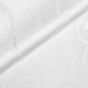 Extra Wide Vine Upholstery Jacquard Fabric SV571042 1 White / White 4