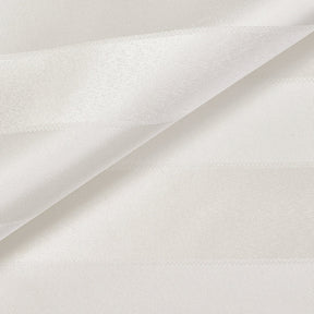 Extra Wide Striped Upholstery Jacquard Fabric SV571043 White / White A3
