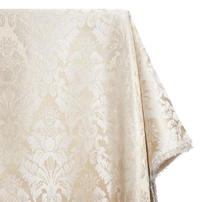 Extra Wide Floral Damask Upholstery Jacquard Fabric SV571046 1 White / Beige 1
