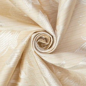 Extra Wide Bloom Upholstery Jacquard Fabric SV571047 1 White / Beige 2
