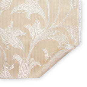 Extra Wide Bloom Upholstery Jacquard Fabric SV571047 1 White / Beige 3