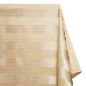 Extra Wide Striped Upholstery Jacquard Fabric SV571033 Champagne / Gold A1