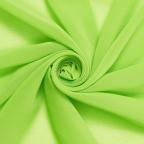 Polyester Chiffon (60 Inch) Fabric SV571068 Apple Green Image A2