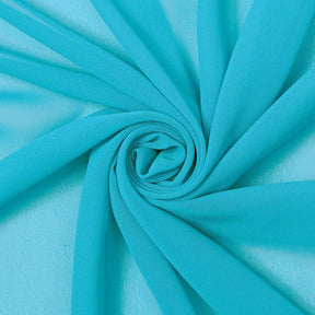 Polyester Chiffon (60 Inch) Fabric SV571073 Turquoise Image A2