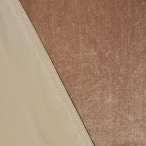 Stretch Velvet Fabric SV571482 Champagne Image A5