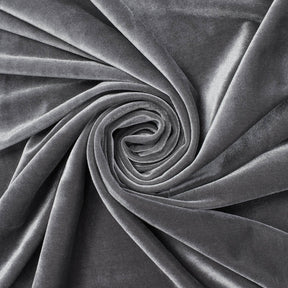 Stretch Velvet Fabric SV571485 Silver Image A2