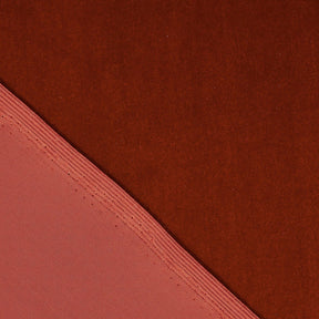 Stretch Velvet Fabric SV571489 Rust Image A5