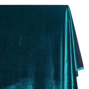 Stretch Velvet Fabric SV571492 Teal Image A1