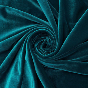 Stretch Velvet Fabric SV571492 Teal Image A2