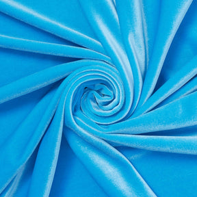 Stretch Velvet Fabric SV571493 Turquoise Image A2