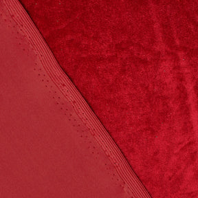 Stretch Velvet Fabric SV571497 Dark Red Image A5