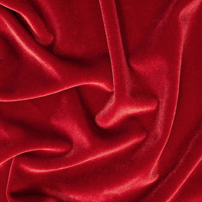 Stretch Velvet Fabric SV571497 Dark Red Image A4