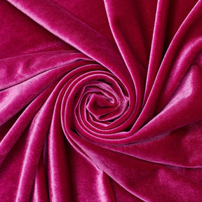 Stretch Velvet Fabric SV571499 Magenta Image A2
