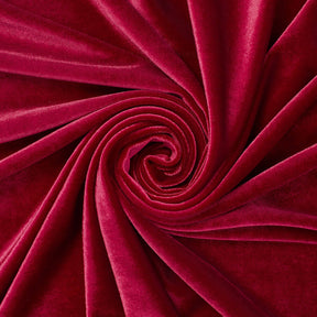 Stretch Velvet Fabric SV571500 Wine Image A2