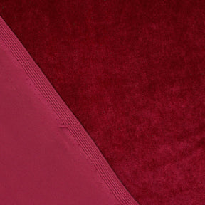 Stretch Velvet Fabric SV571500 Wine Image A5