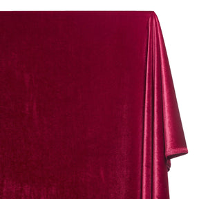 Stretch Velvet Fabric SV571501 Burgundy Image A1