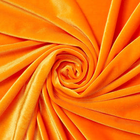 Stretch Velvet Fabric SV571503 Orange Image A2