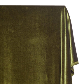 Stretch Velvet Fabric SV571505 Olive Image A1