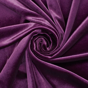 Stretch Velvet Fabric SV571509 Plum Image A2