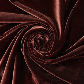 Stretch Velvet Fabric SV571511 Brown Image A2