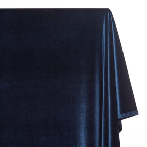 Stretch Velvet Fabric SV571512 Navy Blue Image A1