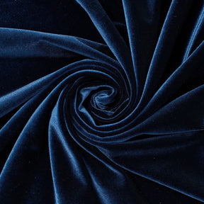 Stretch Velvet Fabric SV571512 Navy Blue Image A2