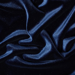 Stretch Velvet Fabric SV571512 Navy Blue Image A4