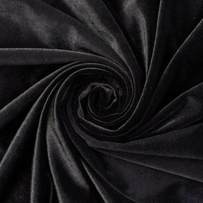 Stretch Velvet Fabric SV571513 Black Image A2