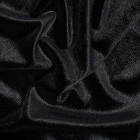 Stretch Velvet Fabric SV571513 Black Image A4