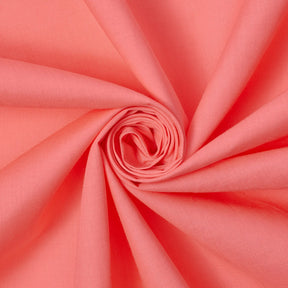 Cotton Polyester Broadcloth 58 60 Inch Fabric SV573826 Coral 1