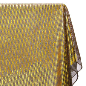 American Trans Knit Confetti Dot Sequins Fabric SV571592 Gold / Black 2