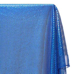 American Trans Knit Confetti Dot Sequins Fabric SV571594 Royal Blue / Royal Blue 2