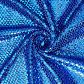 American Trans Knit Confetti Dot Sequins Fabric SV571594 Royal Blue / Royal Blue 1