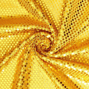 American Trans Knit Confetti Dot Sequins Fabric SV571595 Gold / Gold 1